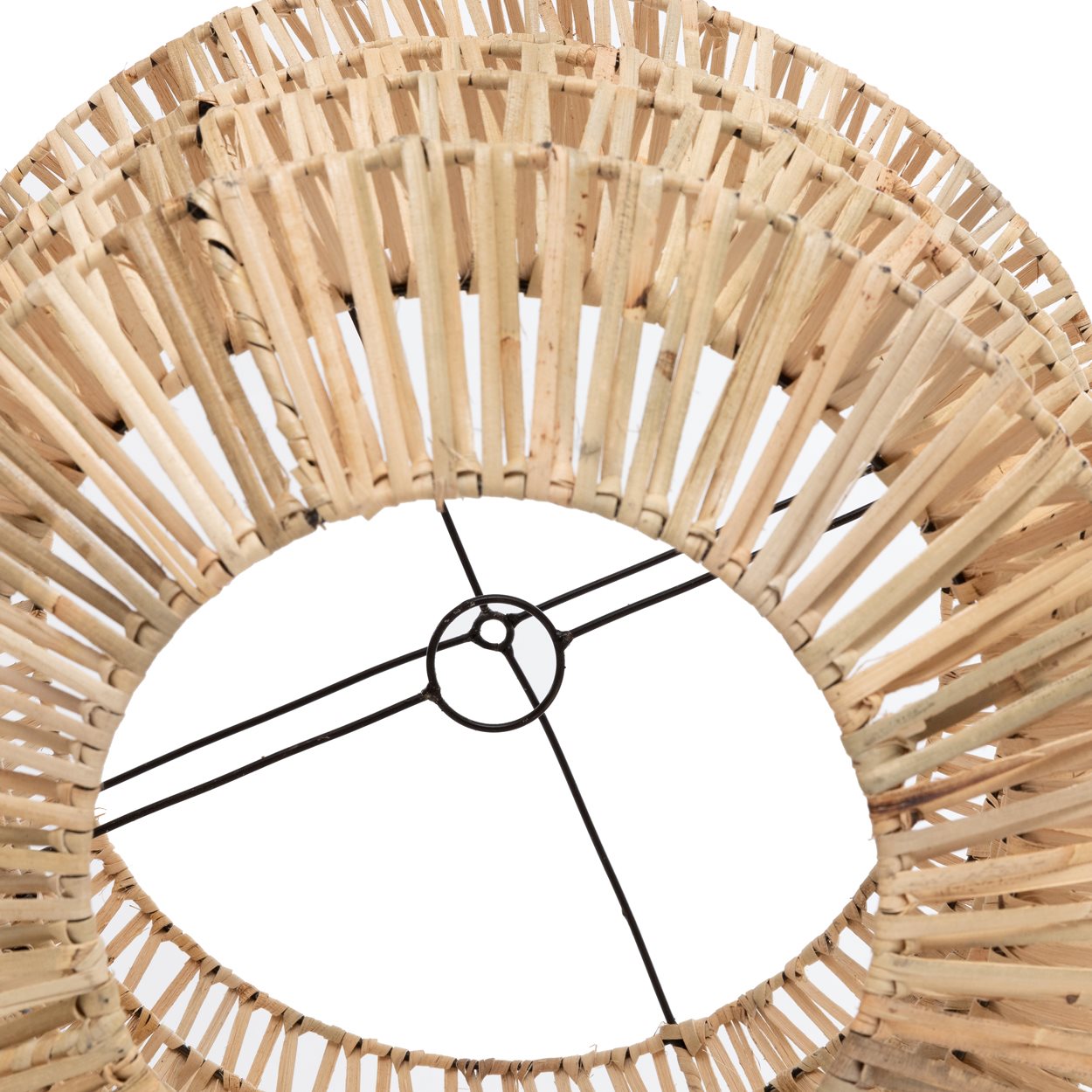 Natural pendant light in medium size, adding organic charm to eclectic or minimalist rooms