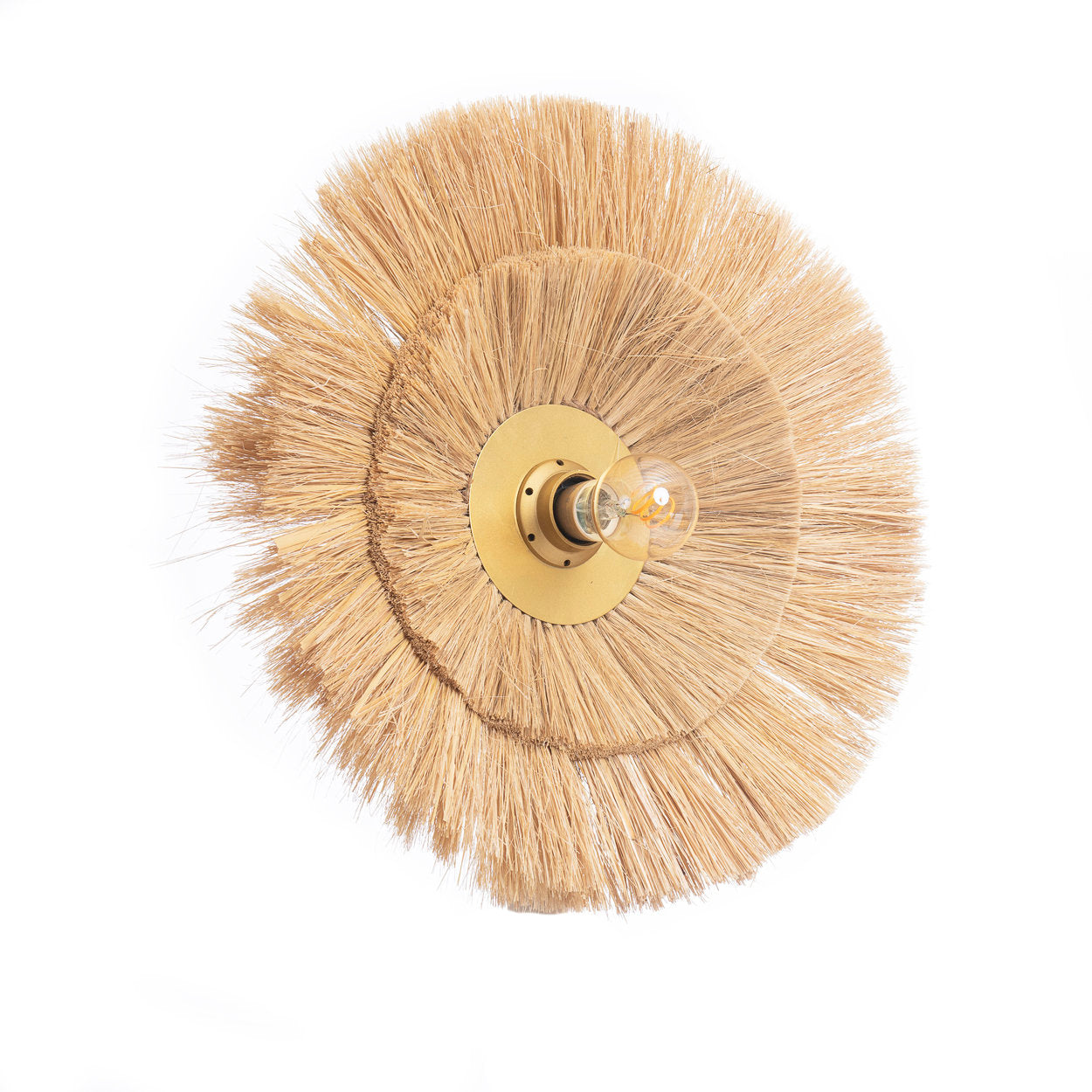 Handwoven doorway wall light styled at the entryway, casting a gentle, ambient light while enhancing the space with boho charm.