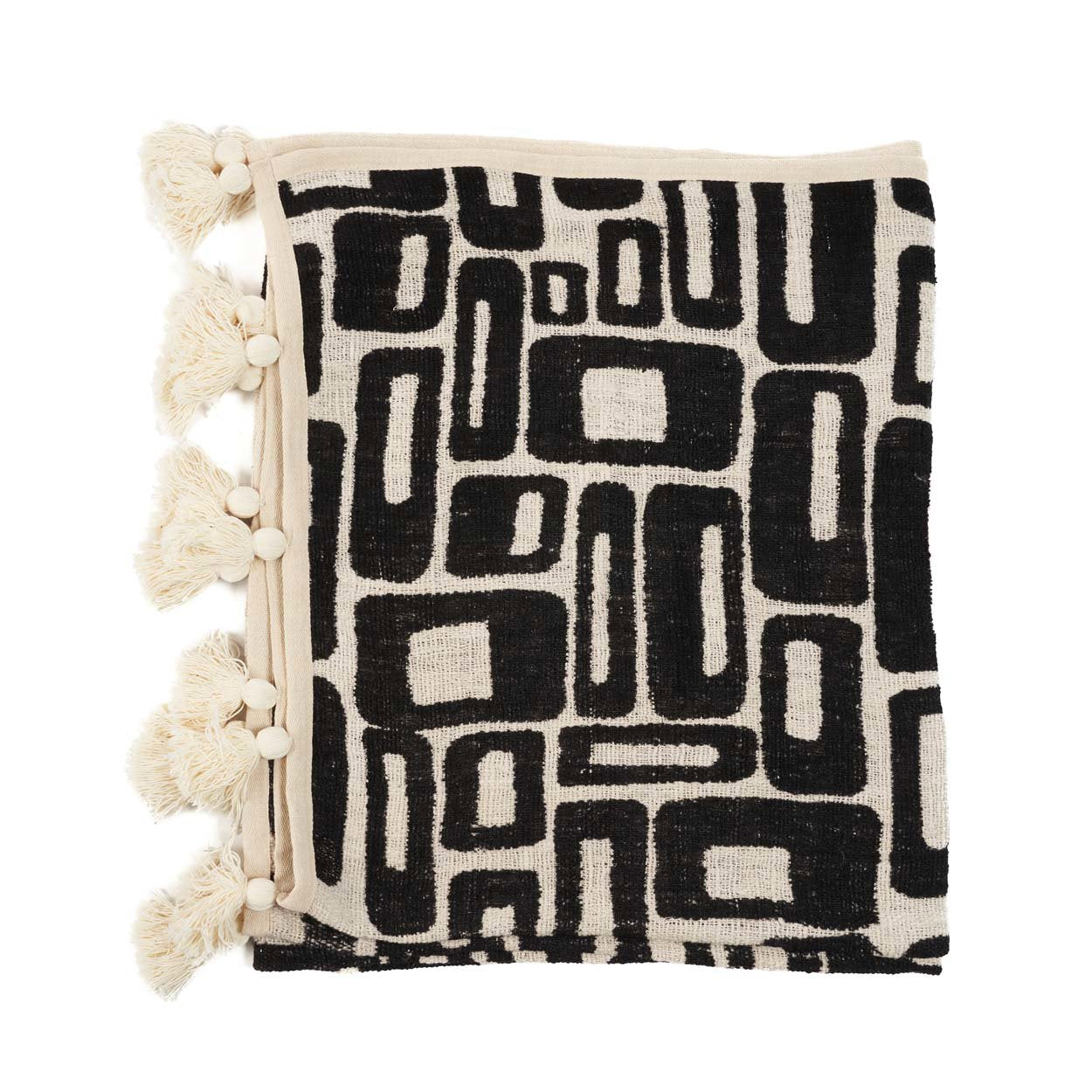 the-aztec-bed-throw-natural-black