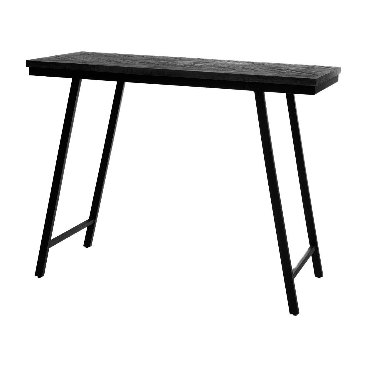 the-herringbone-high-table-black-140cm