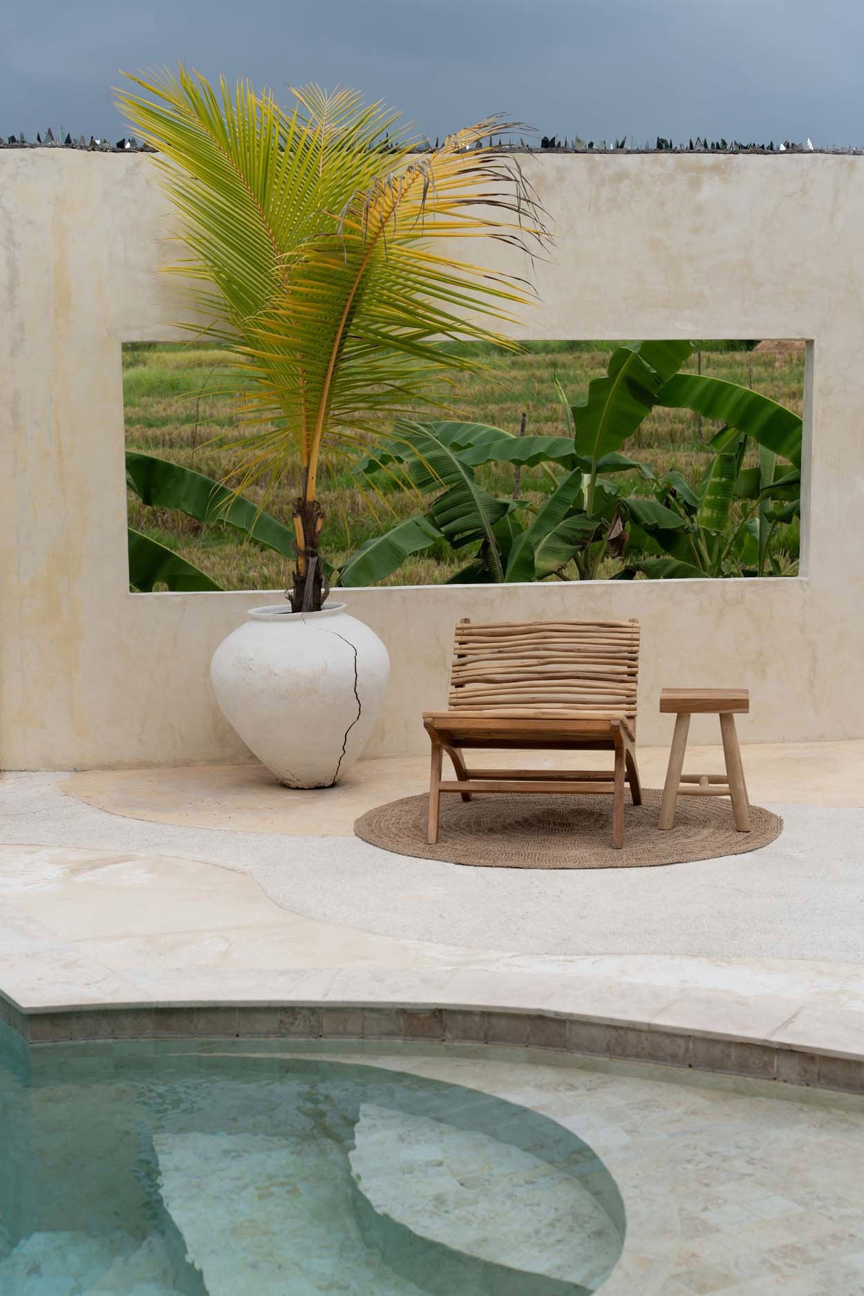 Islander teak wood lounge chair, perfect for adding island vibes