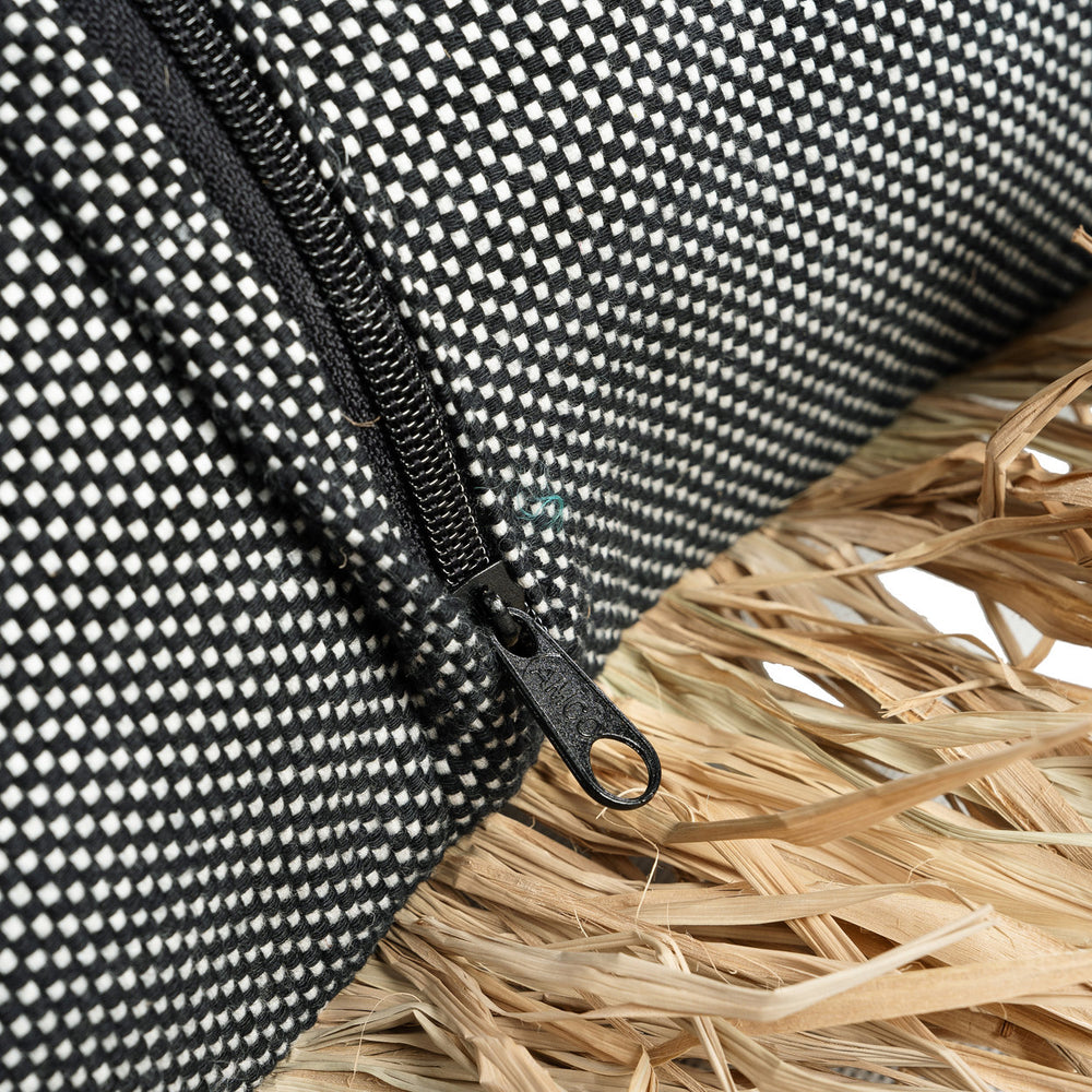 the-cotton-bonita-cushion-cover-natural-black-30x50