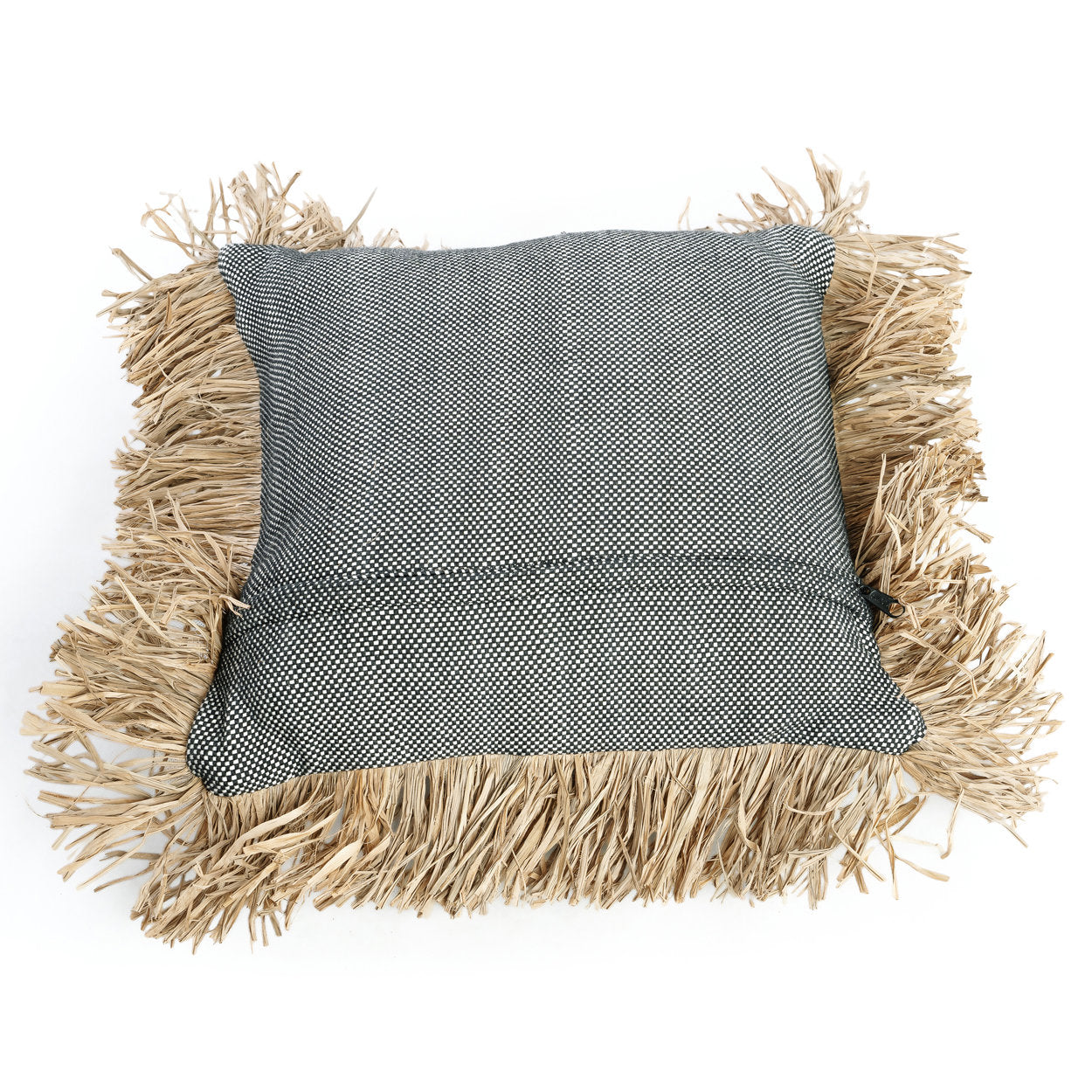 the-cotton-bonita-cushion-cover-natural-black-40x40