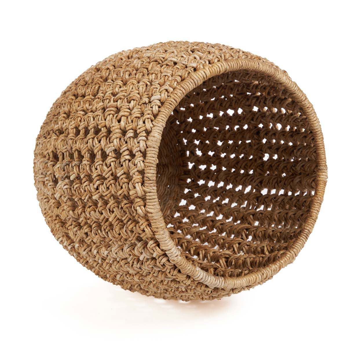 Lightweight wicker stool perfect for flexible seating
