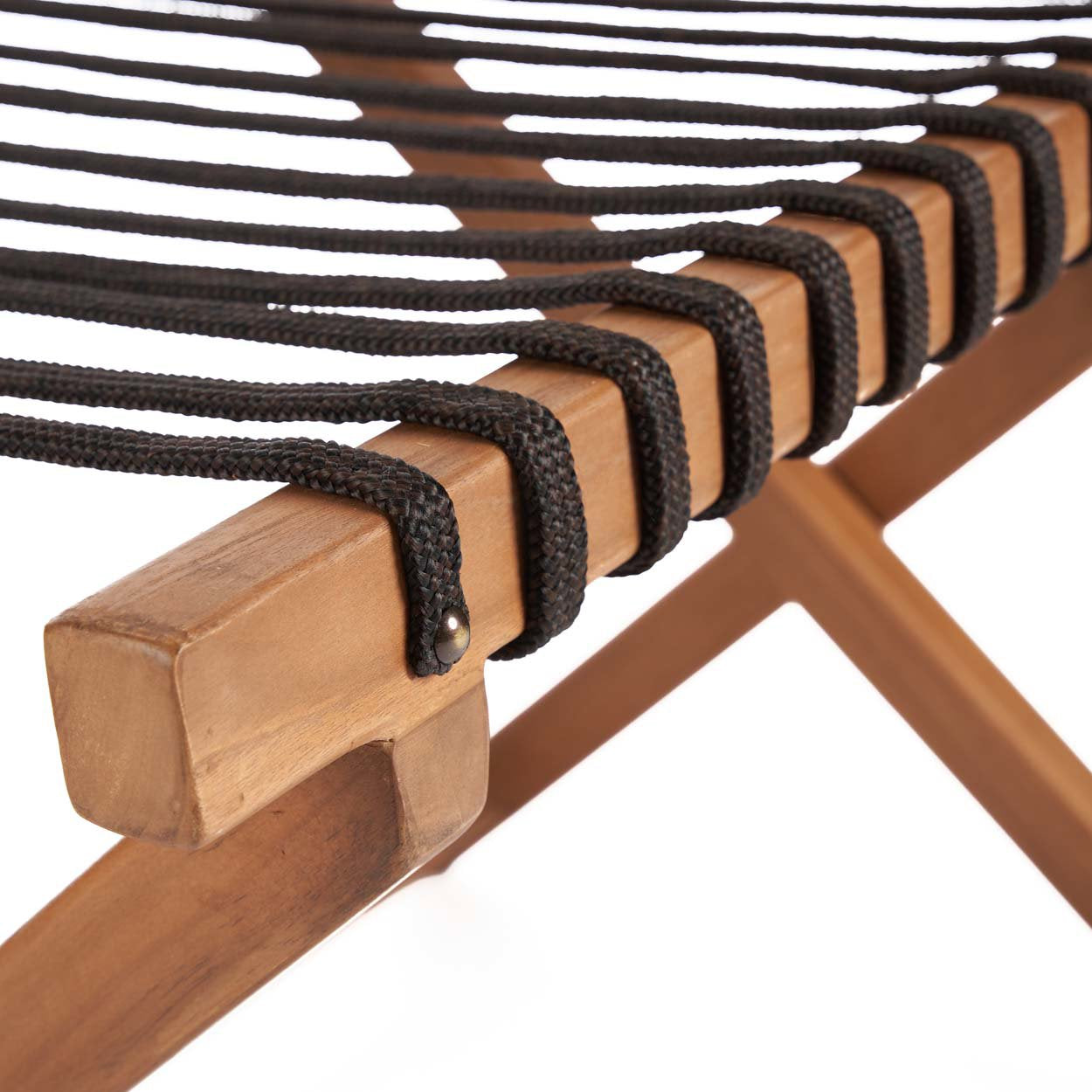 Foldable teak luggage rack perfect for guest bedrooms and hotels
