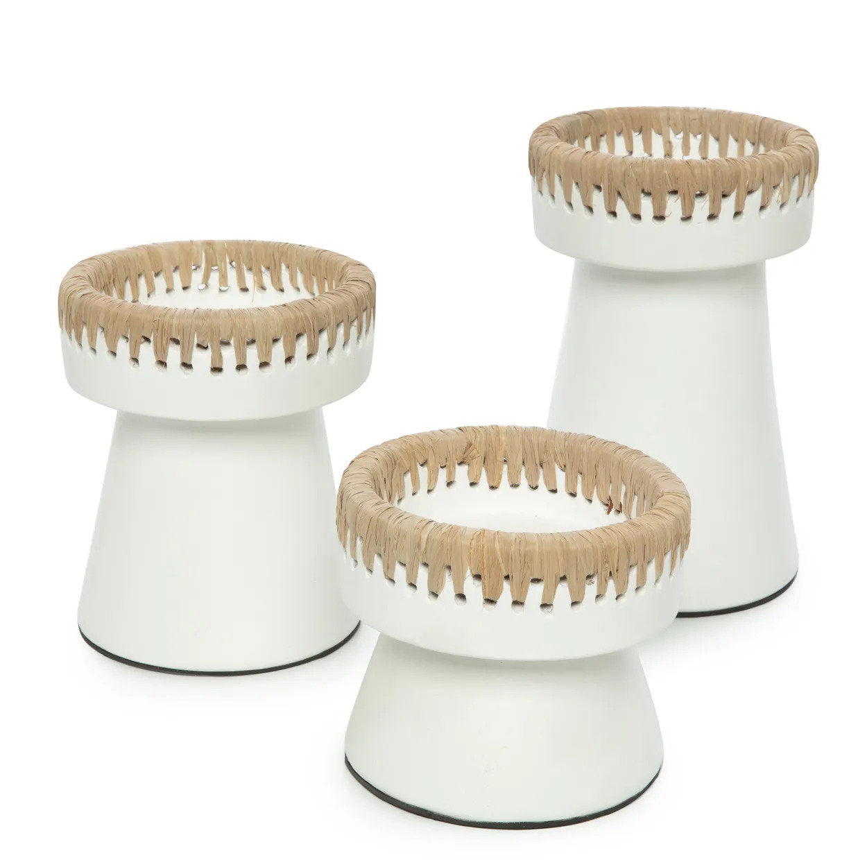 Stylish small candle holder made for modern rustic interiors