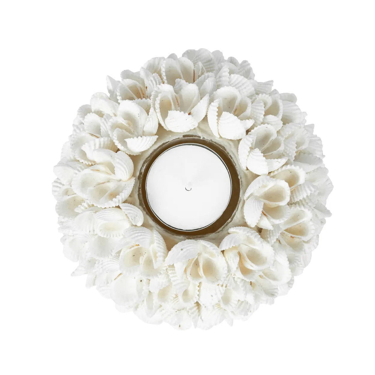 Elegant flower-inspired candle holder for living room decor