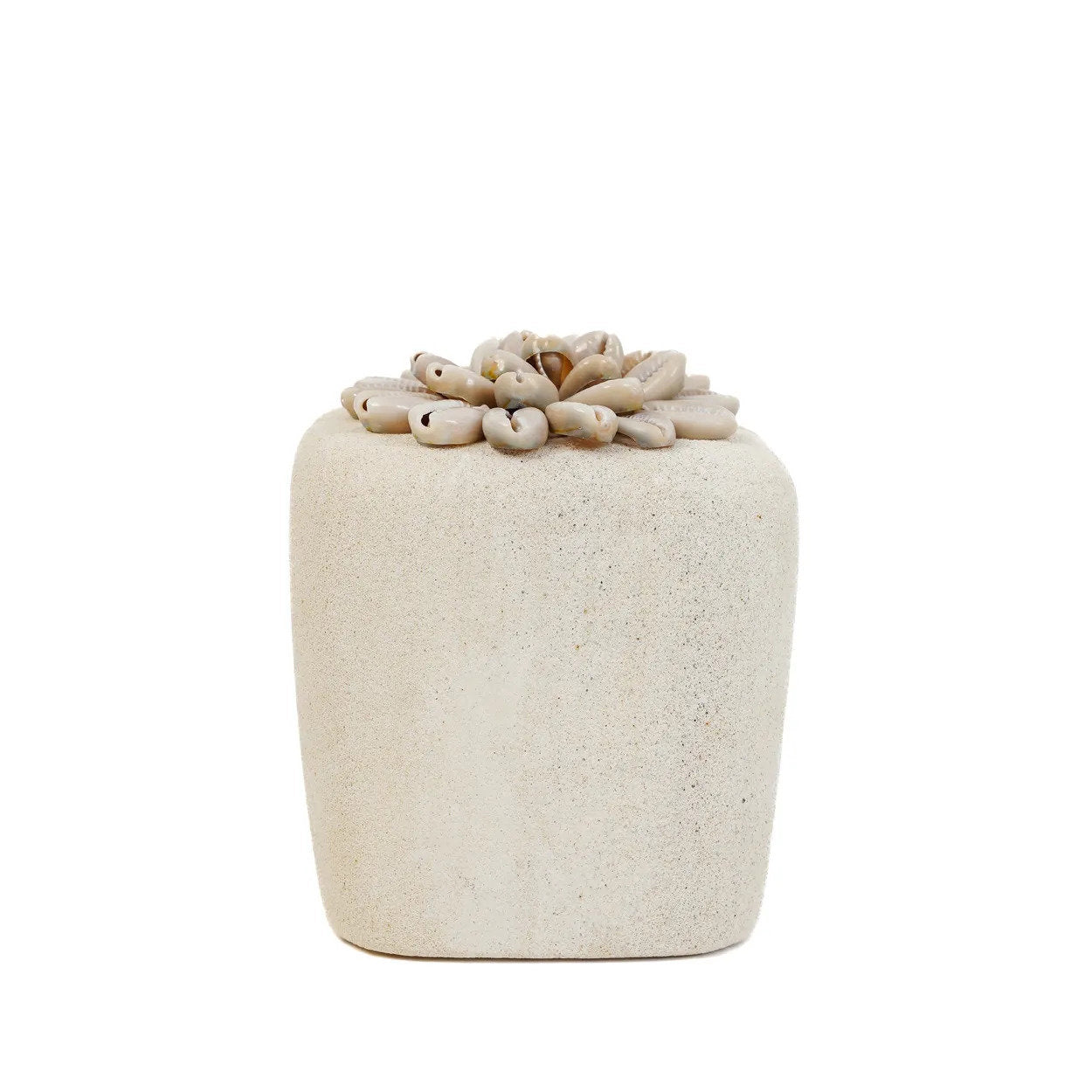 Natural finish tribal statue, ideal as a centerpiece or accent for shelves, living rooms, or study areas.