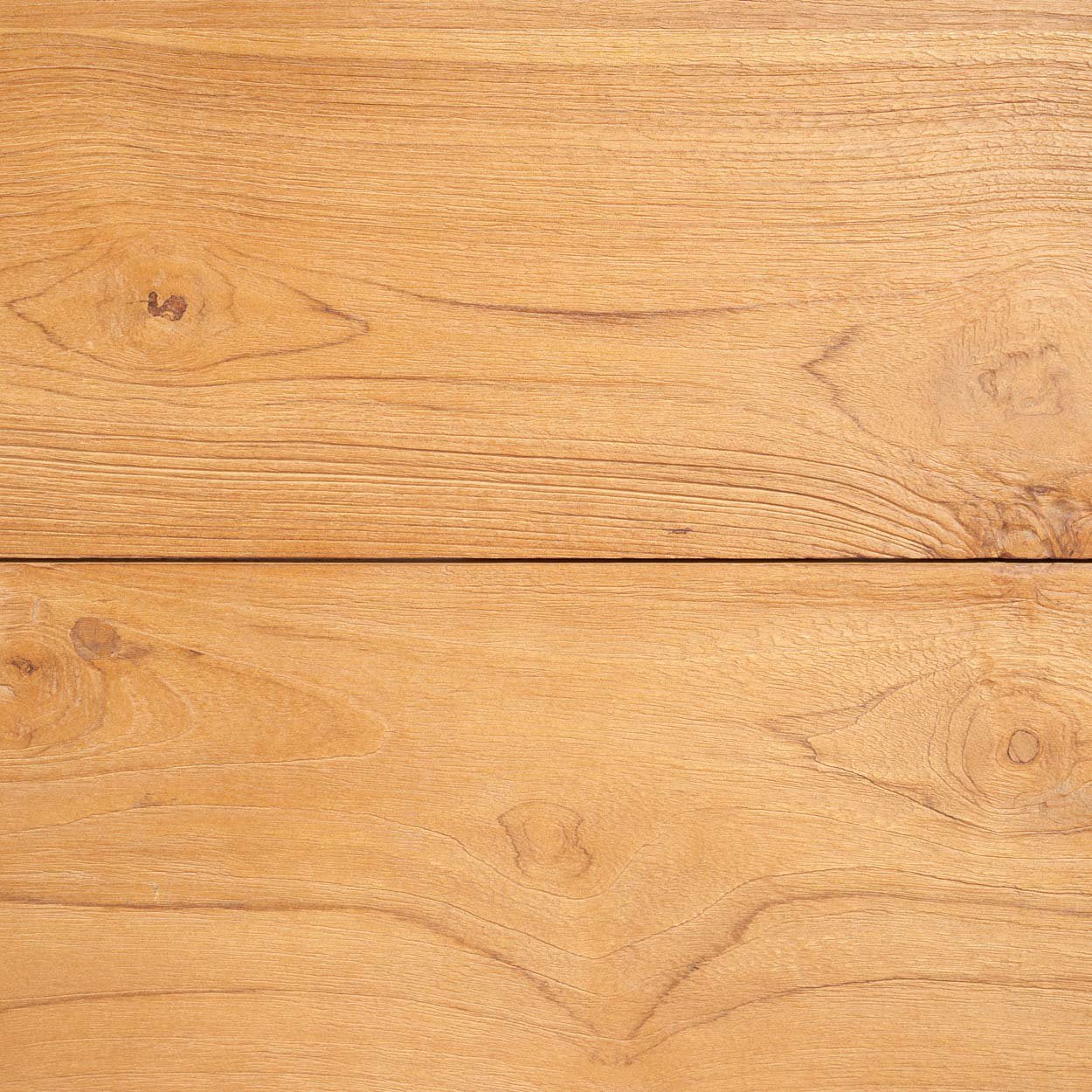 Rectangular outdoor table that blends durability and natural texture effortlessly.