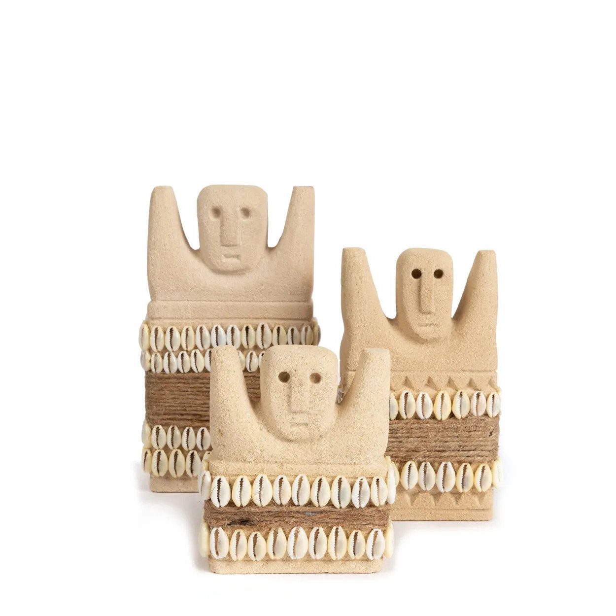 Unique handcrafted small sandstone sculpture, offering charm, individuality, and cultural artistry for interiors.