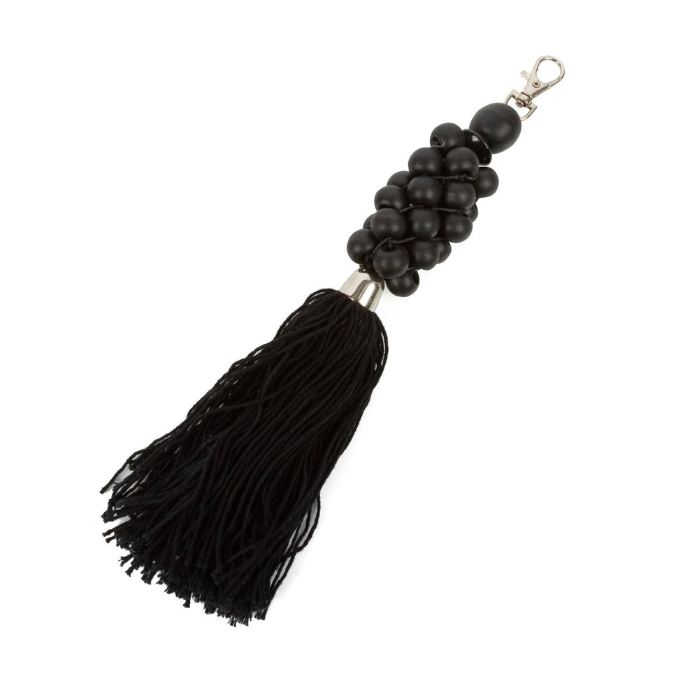 the-wooden-beads-keychain-black