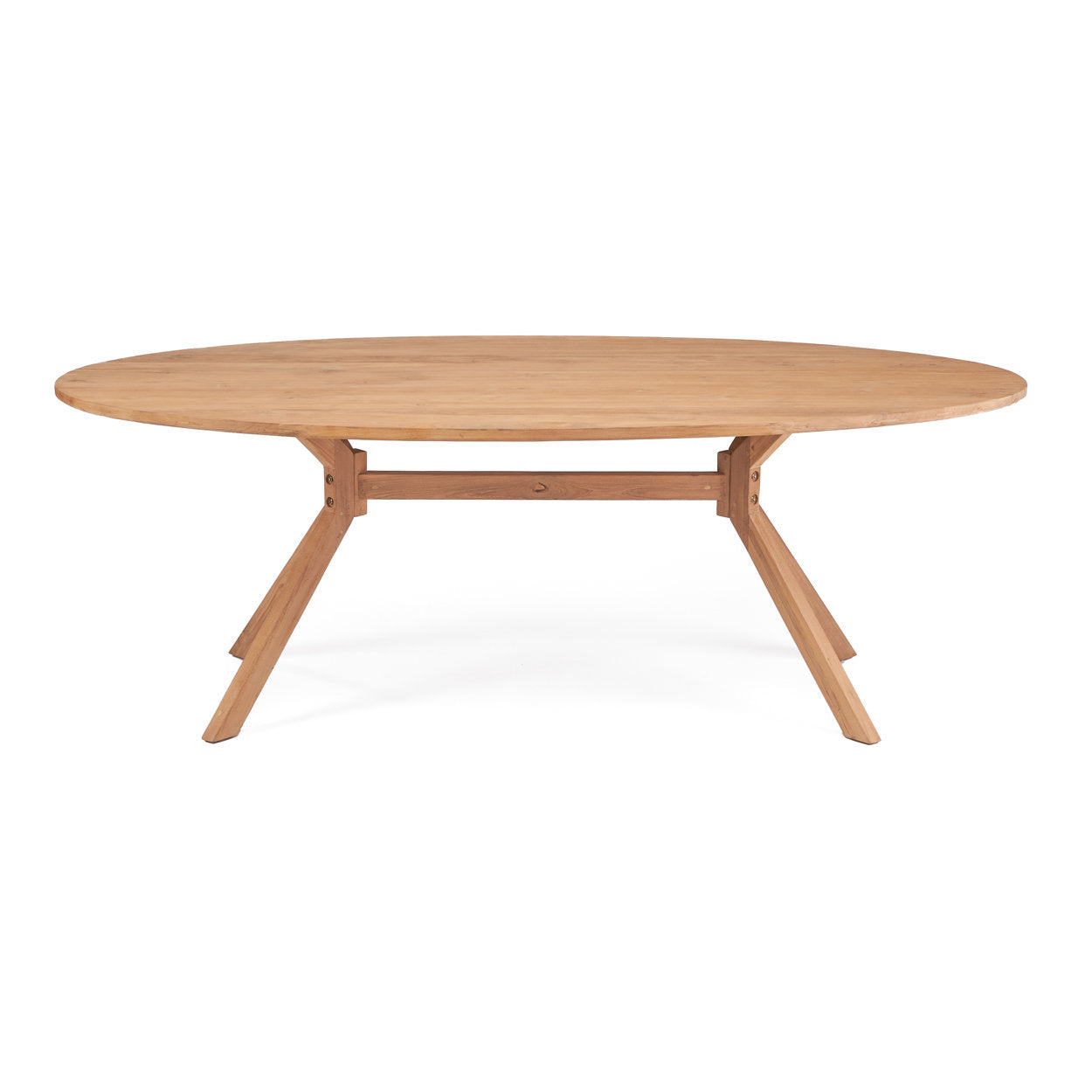 Reclaimed wood construction with a smooth finish ideal for everyday use.