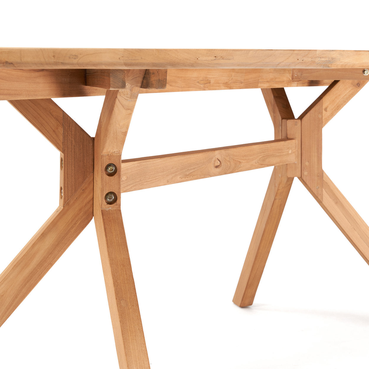 A teak dining table designed to bring balance and calm to minimalist interiors.