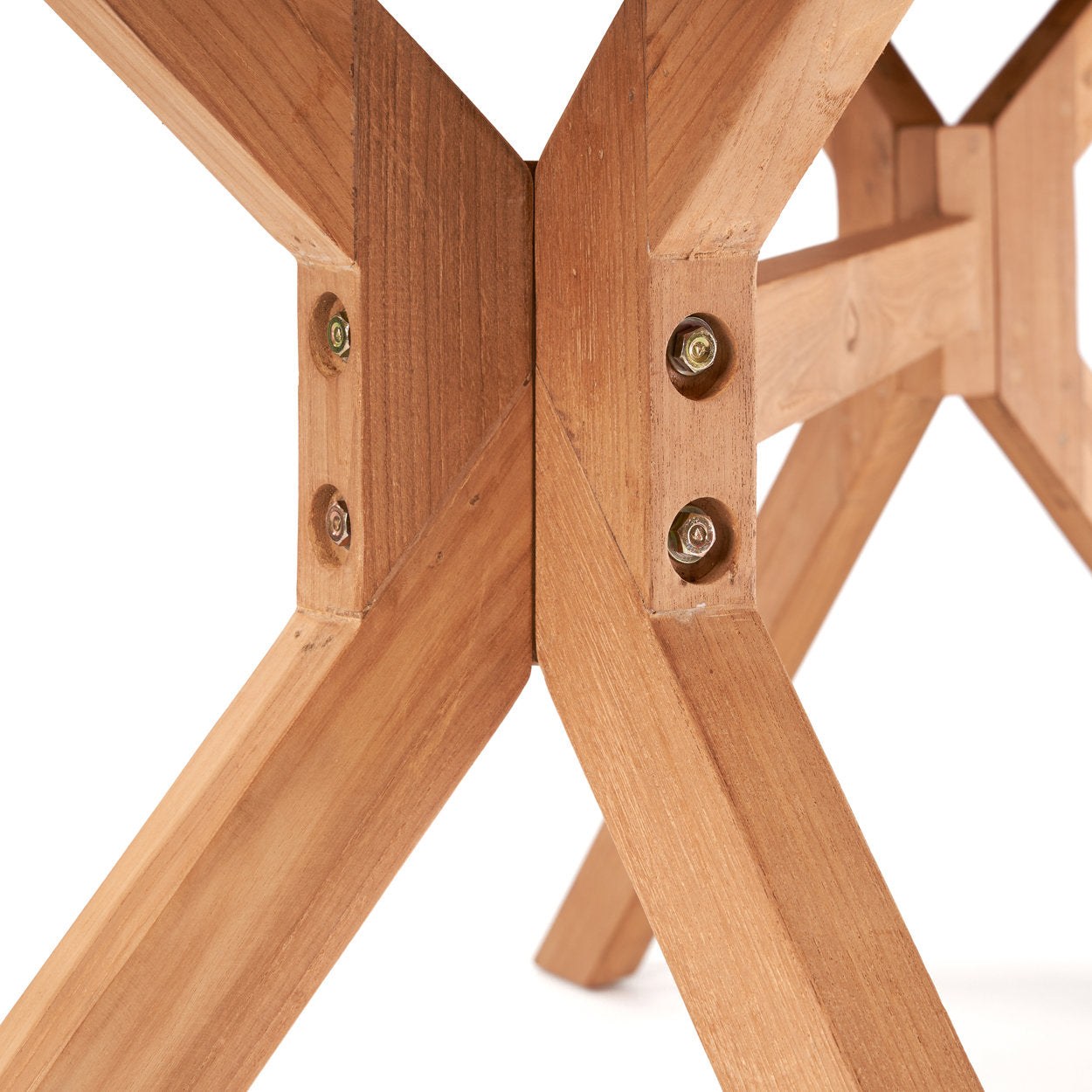 Handmade dining table crafted with clean lines and organic texture.