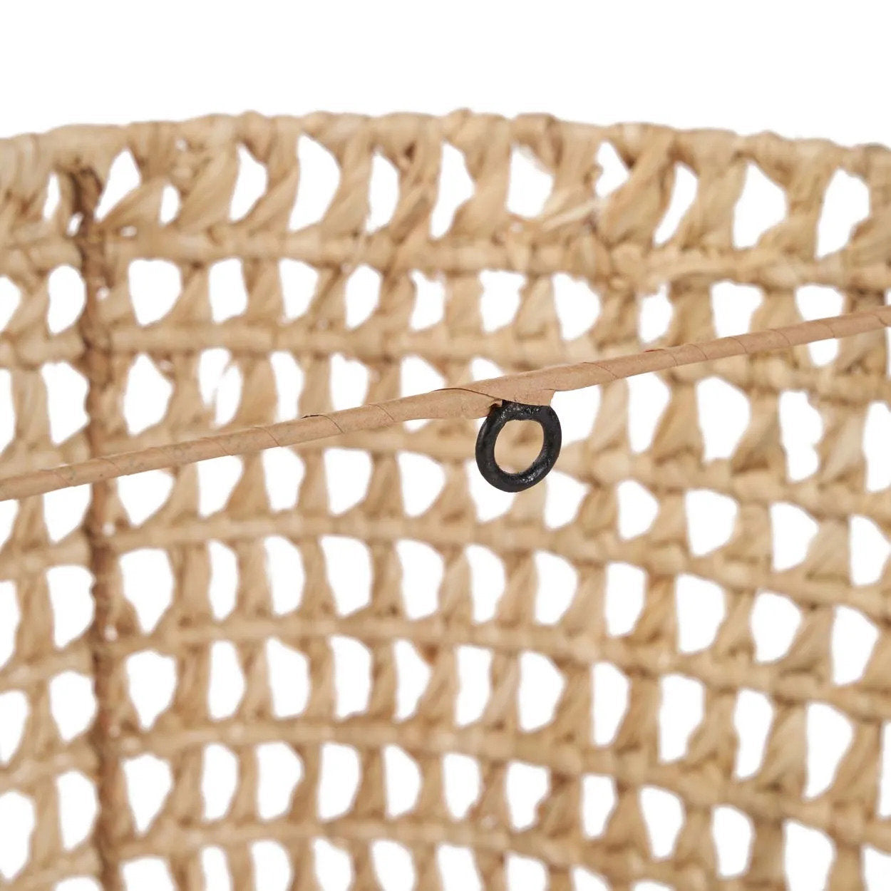 Medium-sized handmade wall-mounted lamp base with a sculptural design, perfect for enhancing boho or natural-style interiors.