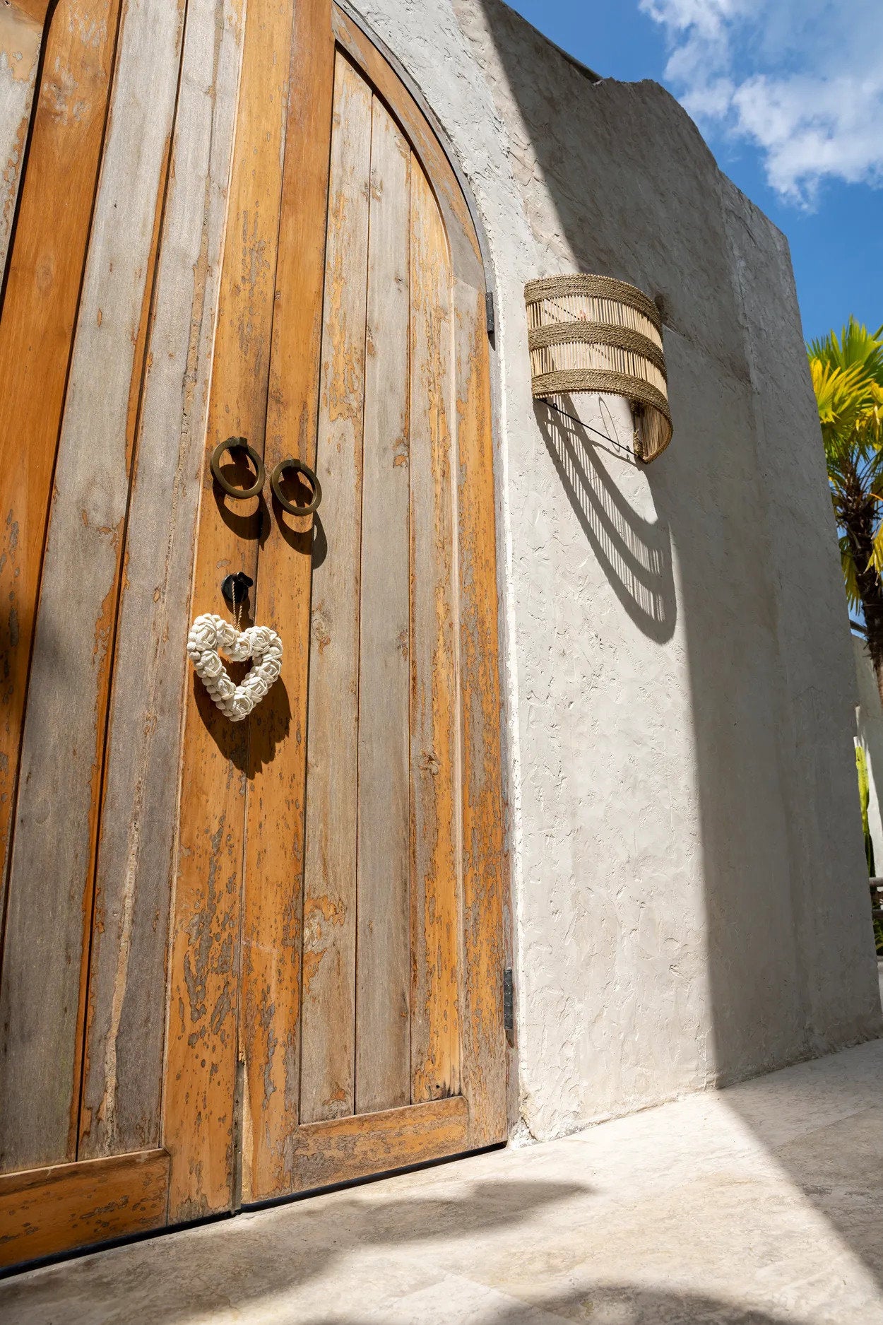 Close-up of The Doedoe’s rustic woven design, highlighting natural material variations and artisanal craftsmanship.