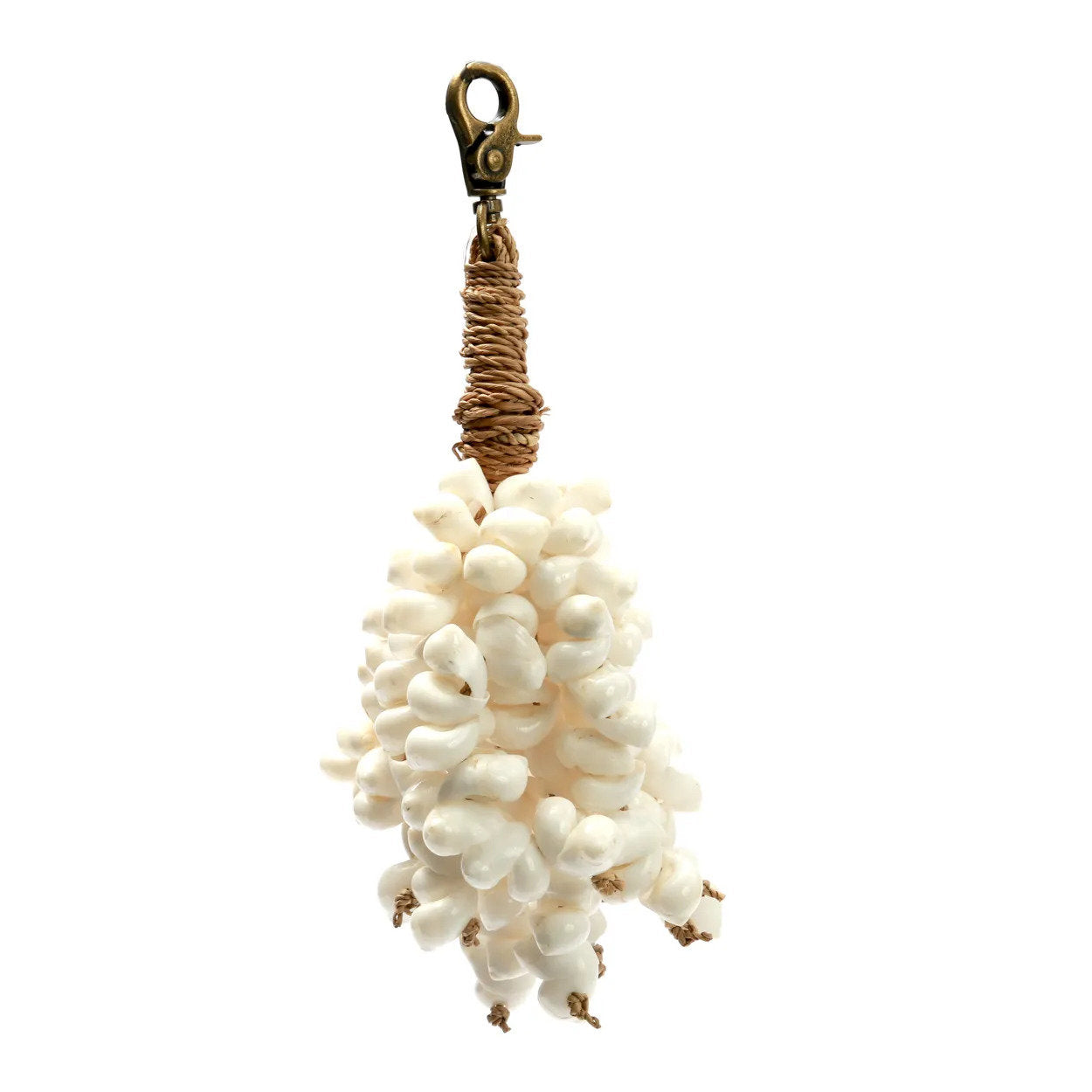 the-kai-shell-keychain-white