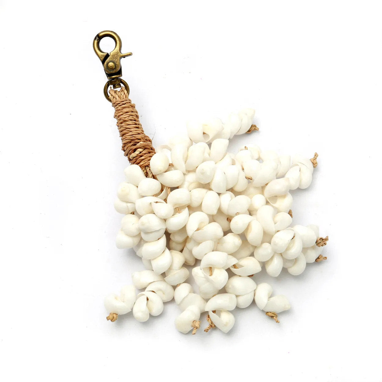 the-kai-shell-keychain-white