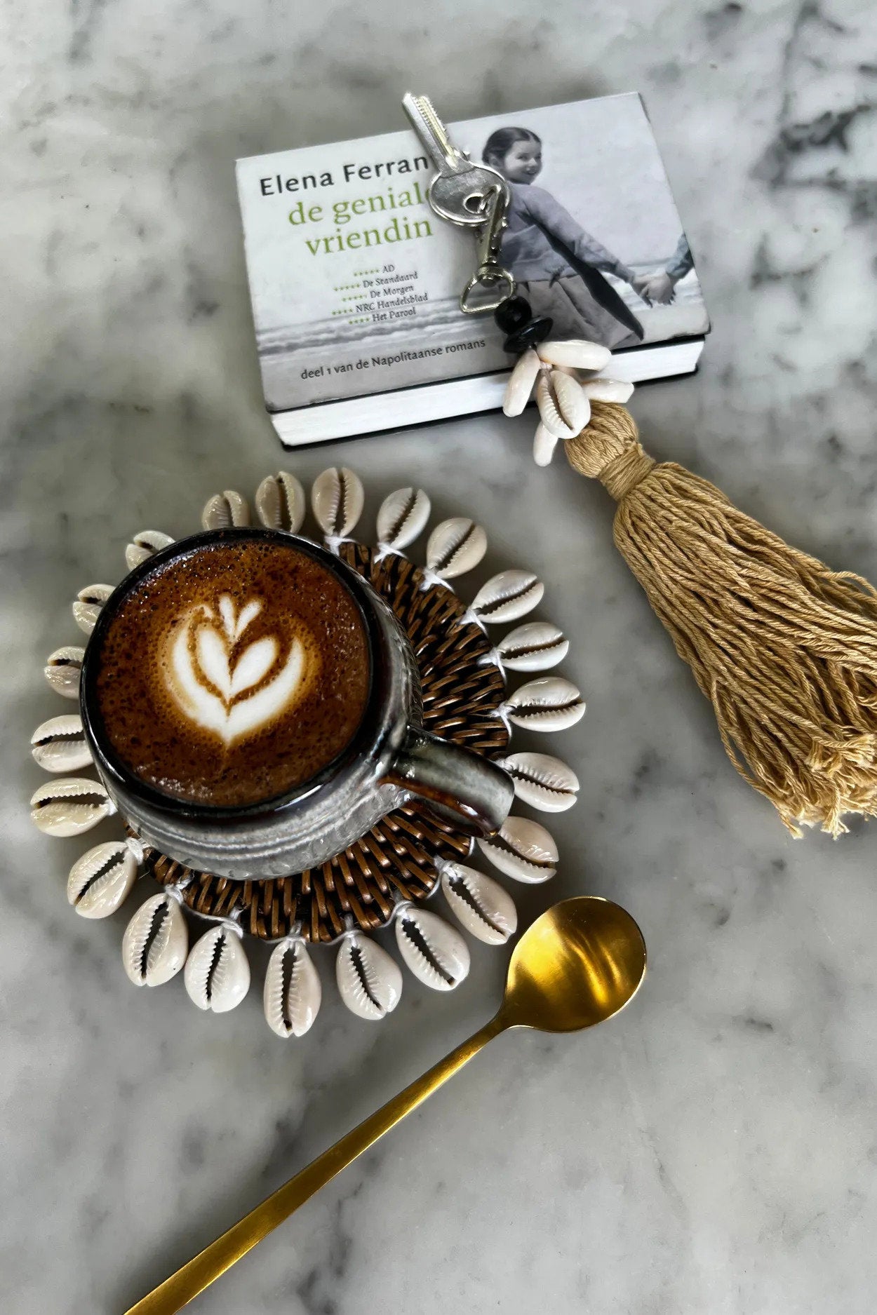 the-cowrie-tassel-keychain-mocca