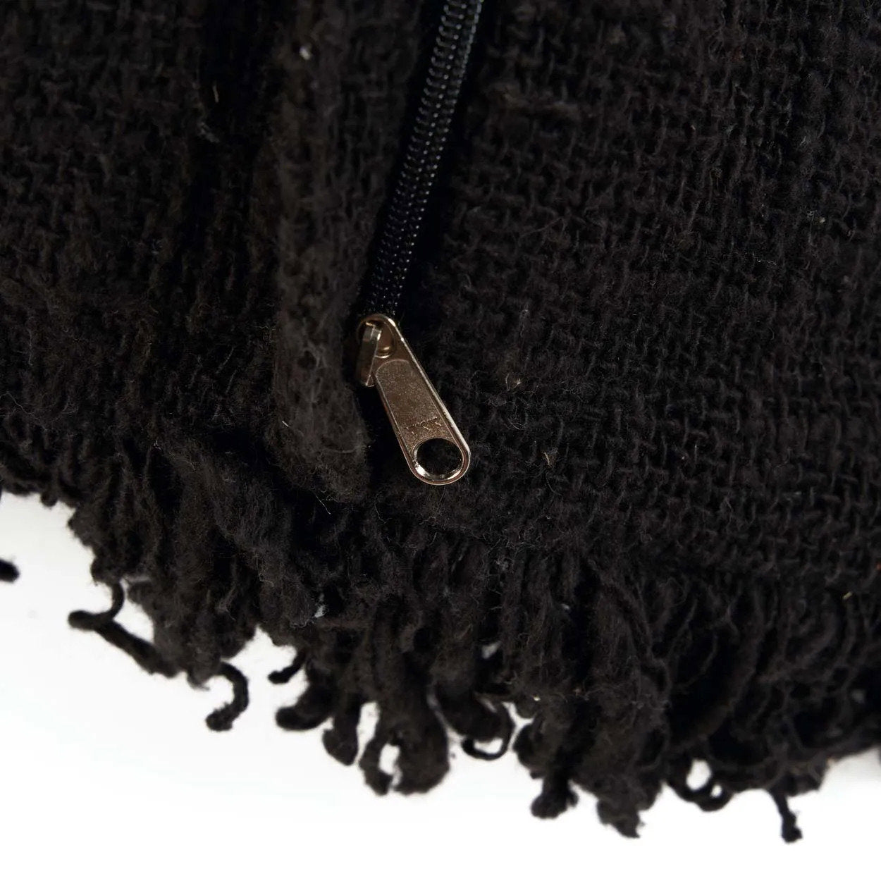 Black pillow cover, perfect for creating a cozy reading nook