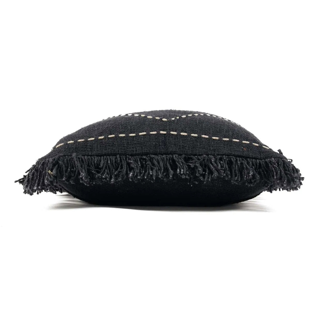Black cushion cover boho style, perfect for enhancing your sofa decor