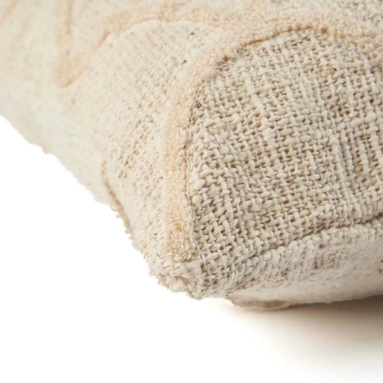 Cotton tribal cushion cover in warm desert tones, ideal for any sofa