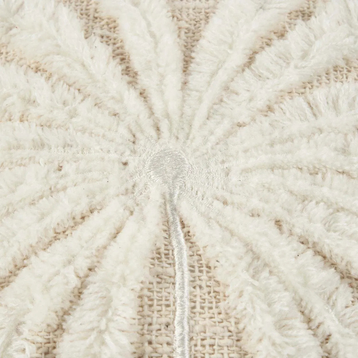 Tropical palm leaf cushion cover for a stylish bedroom update