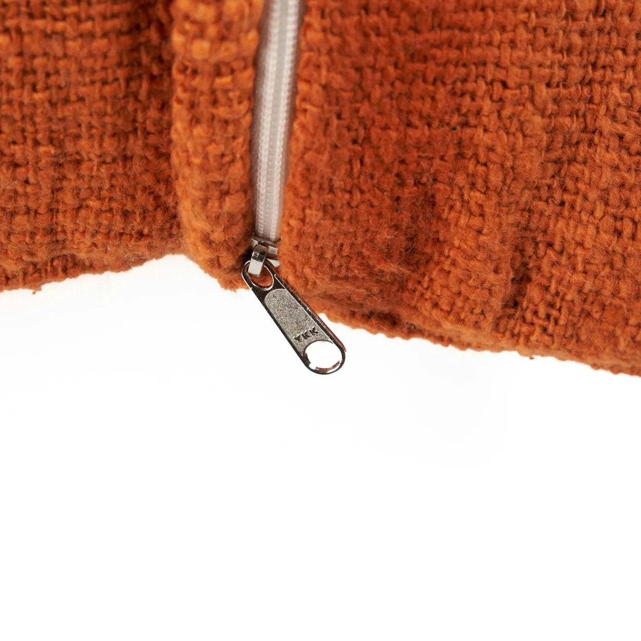 Terracotta white cushion cover, ideal for any lounge or living space