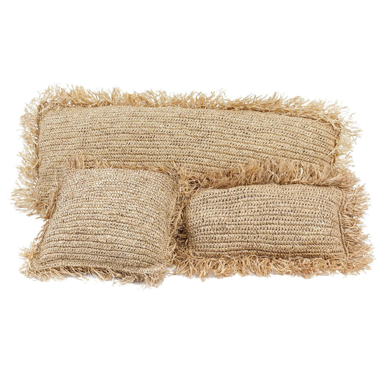 Sustainable rectangular boho cushion cover 35x100, a stylish and eco-friendly choice.