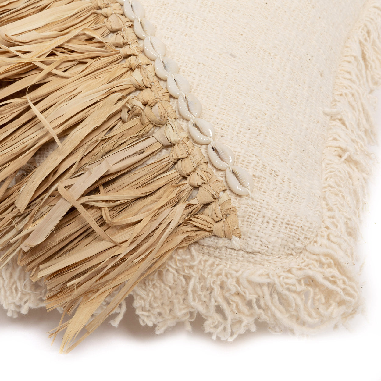 Add elegance to your living room with this handmade cotton cushion cover