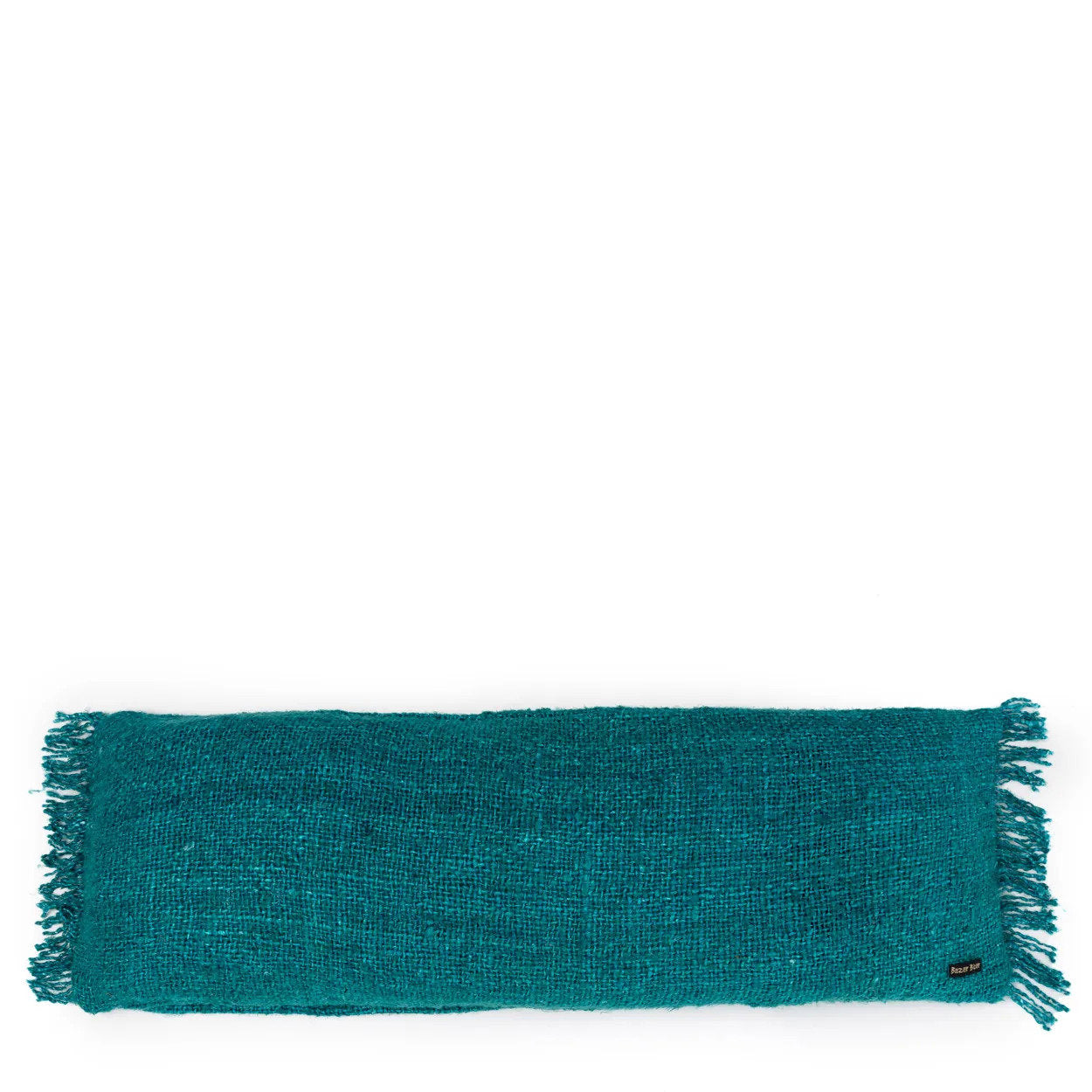 35x100 cotton cushion cover in aqua, perfect for adding a boho touch