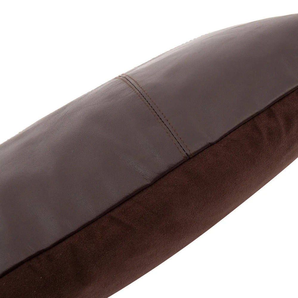 the-six-panel-leather-cushion-cover-choco-30x50