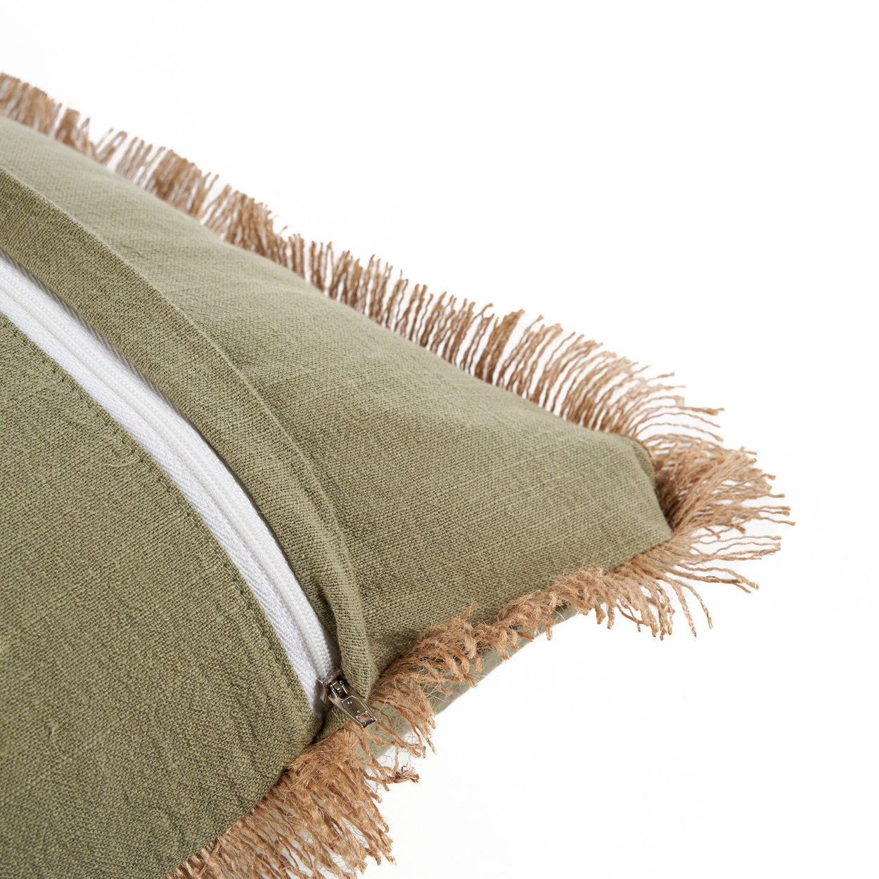 Soft and durable cotton pillow cover in forest green for everyday use