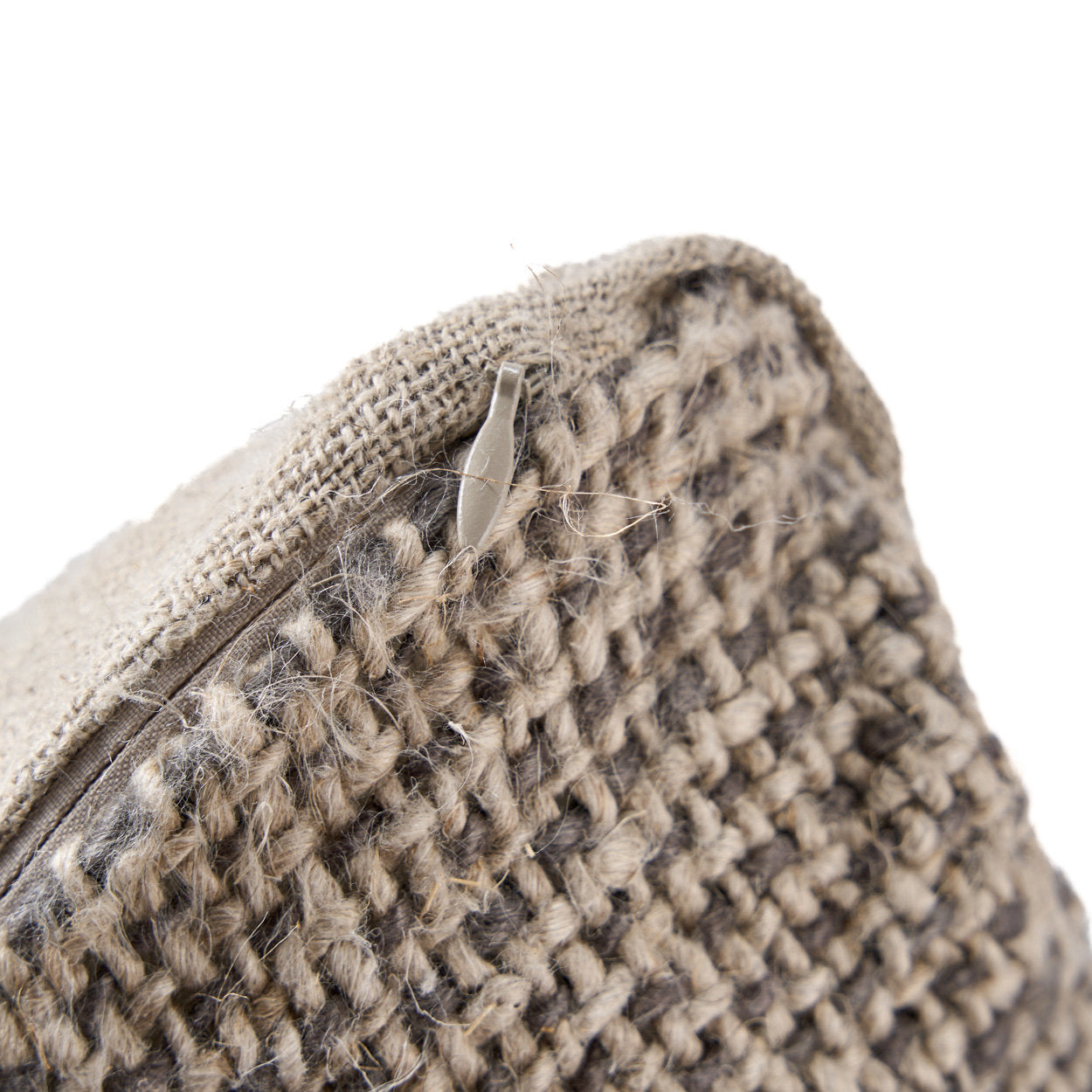 Handmade square black linen pillow cover, eco-friendly and durable for sofas or beds