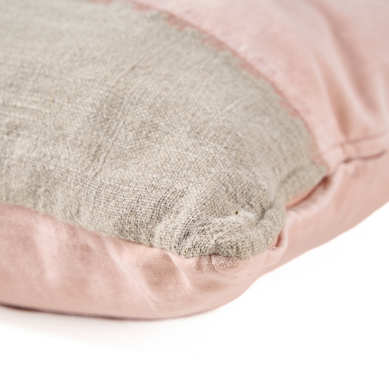 Natural pink velvet cushion cover blending elegance, comfort, and durability