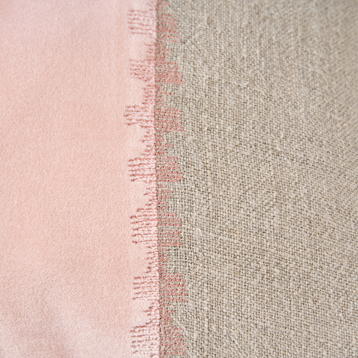 Handcrafted 30x50 luxury velvet pillowcase with soft linen texture