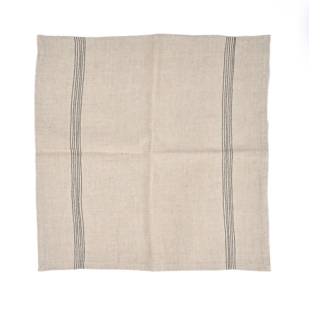 the-lint-biscuit-napkin-natural-black-45x45