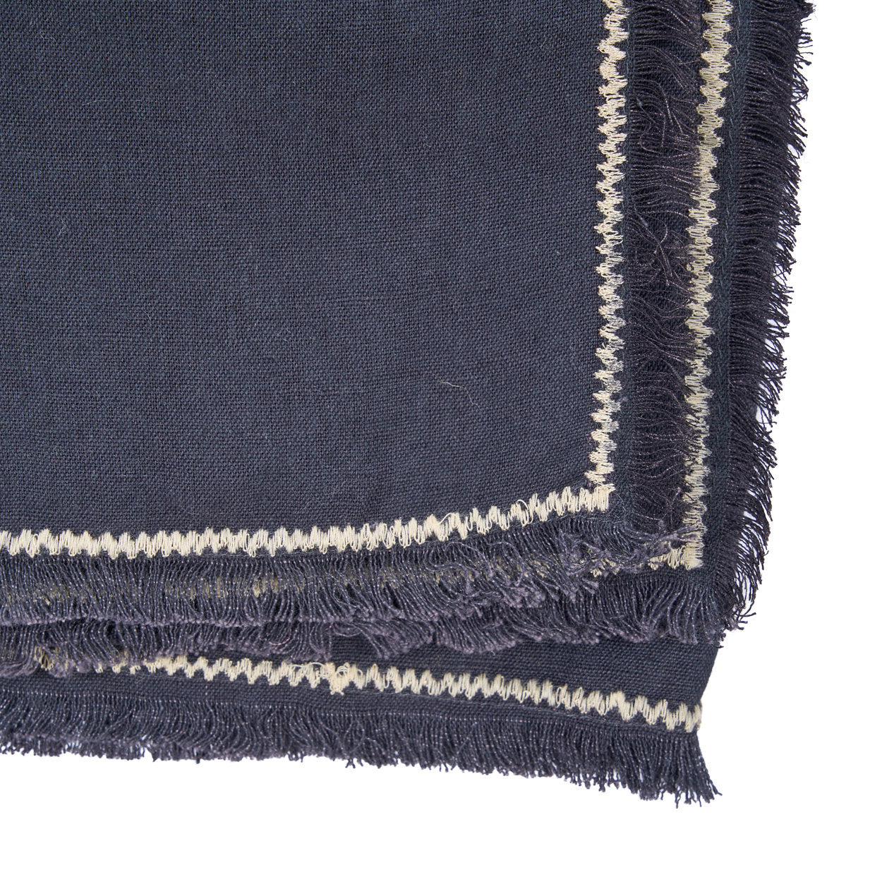 Durable and elegant black natural tablecloth, ideal for dining tables or buffet setups, measuring 150x250 cm.