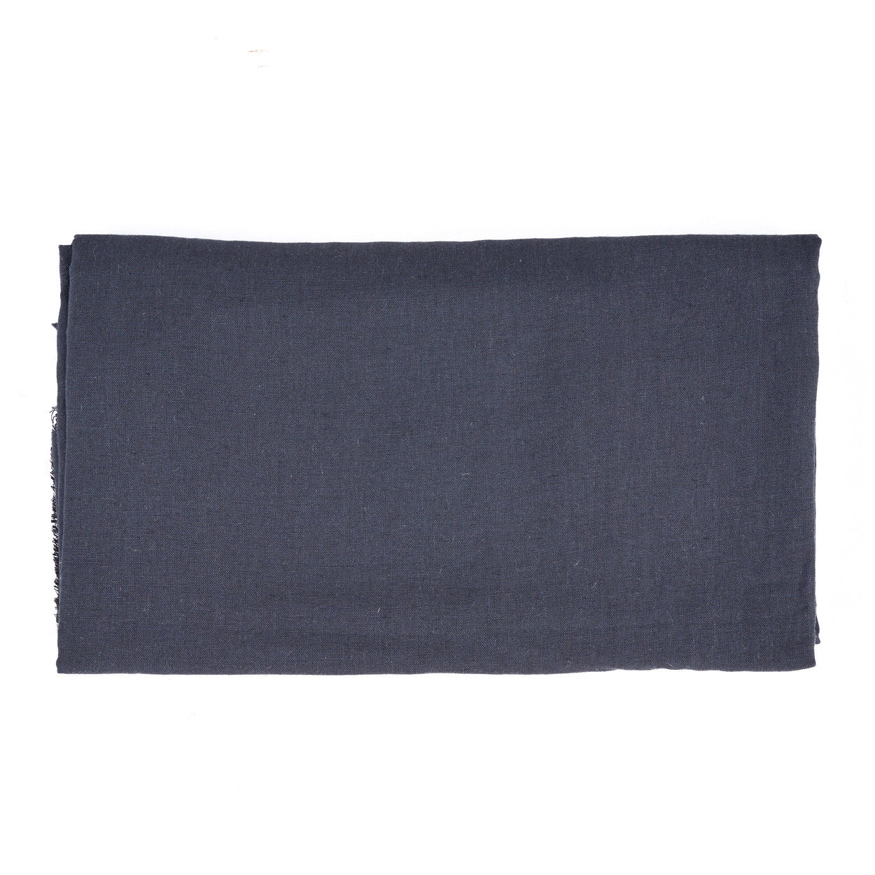 Durable black natural linen tablecloth designed for dining tables, measuring 150x300 cm.