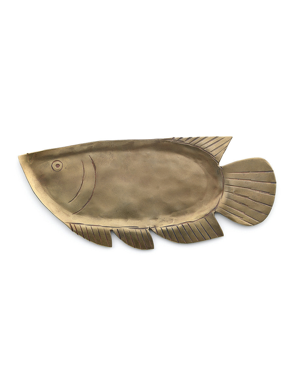 The Catch of the Tray, handcrafted gold tray ideal for serving or home display