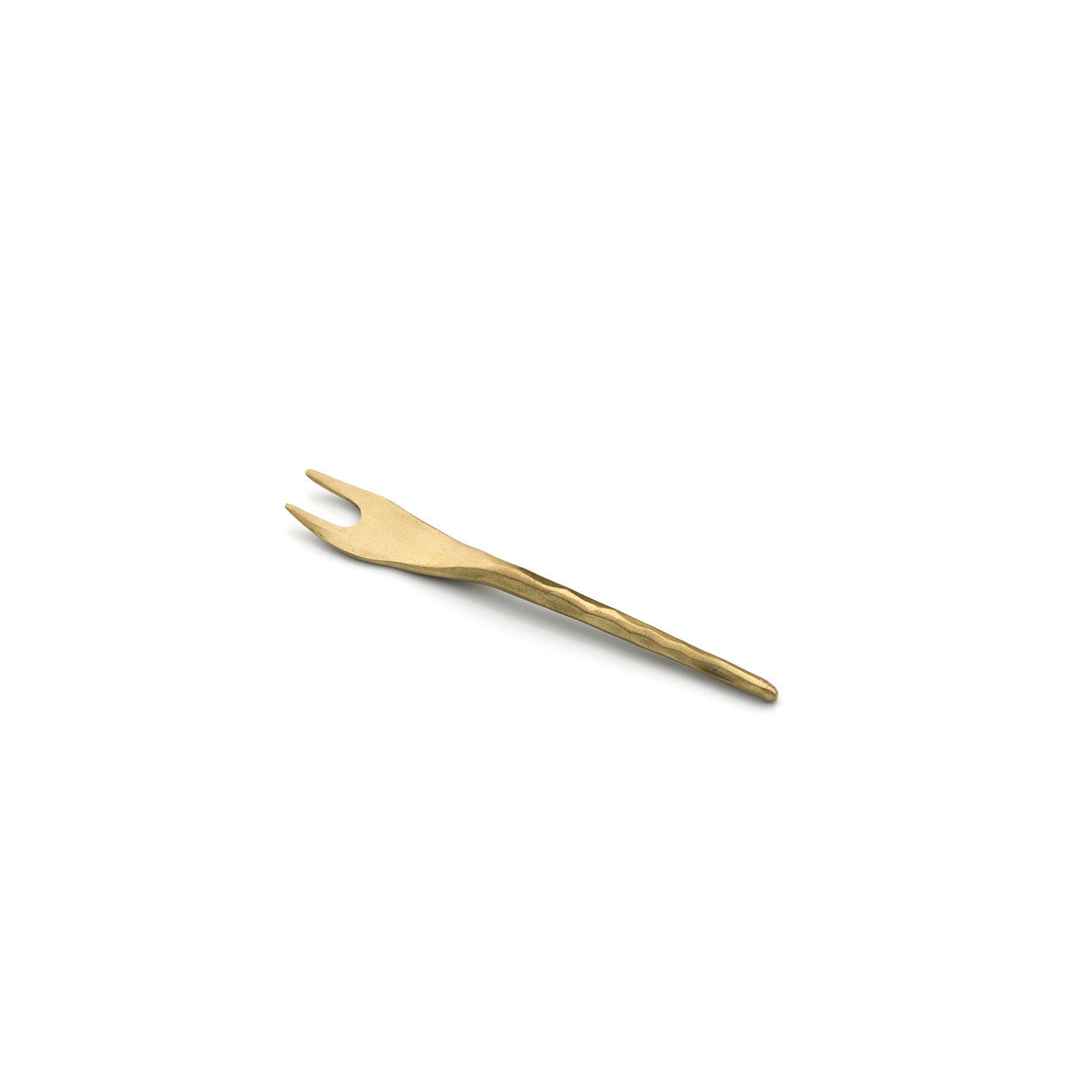 Refined small gold fork, crafted for precision and style in every bite