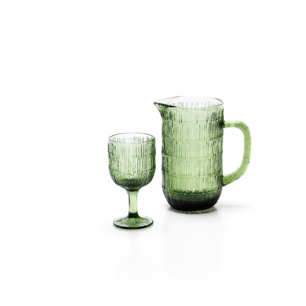 the-moss-ripple-wine-glass-green