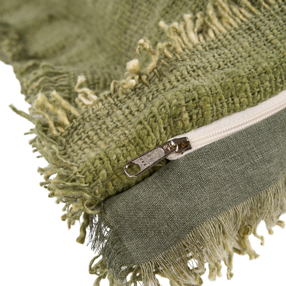 the-jungle-fringe-cushion-cover-green