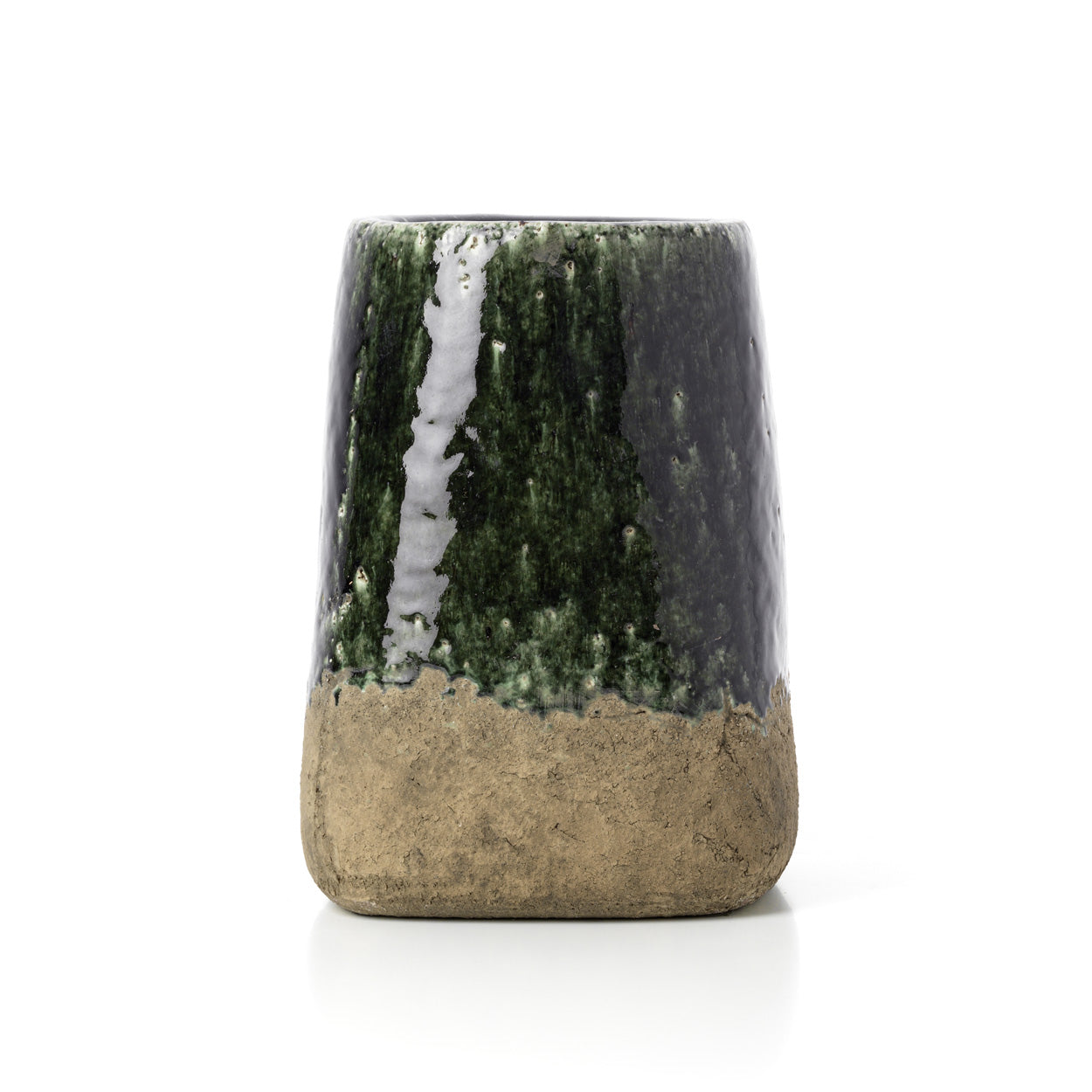 the-moss-conical-planter-concrete-green-l