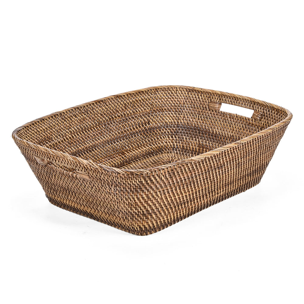 The Hannah Laundry Basket - Natural Brown - L