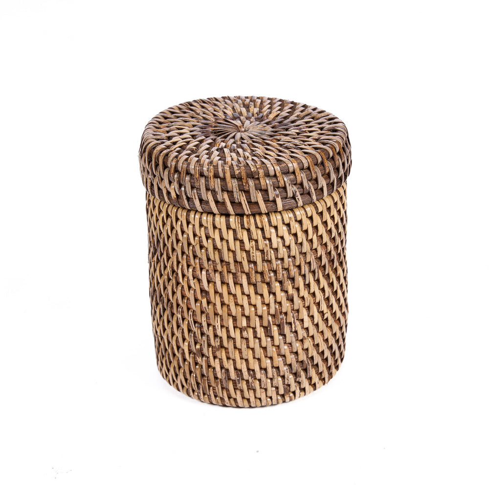 Der Rattanbehälter - Naturbraun