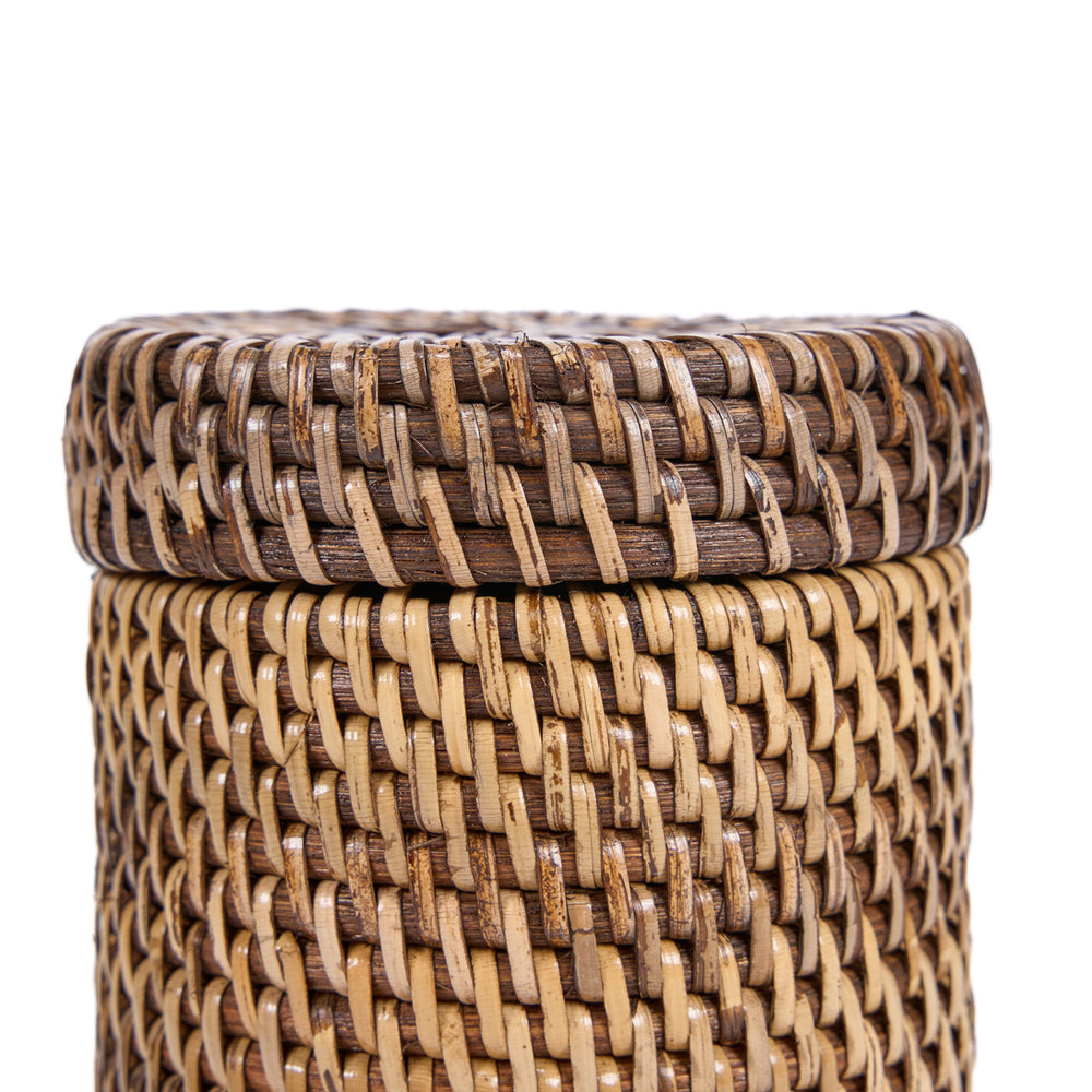 Der Rattanbehälter - Naturbraun