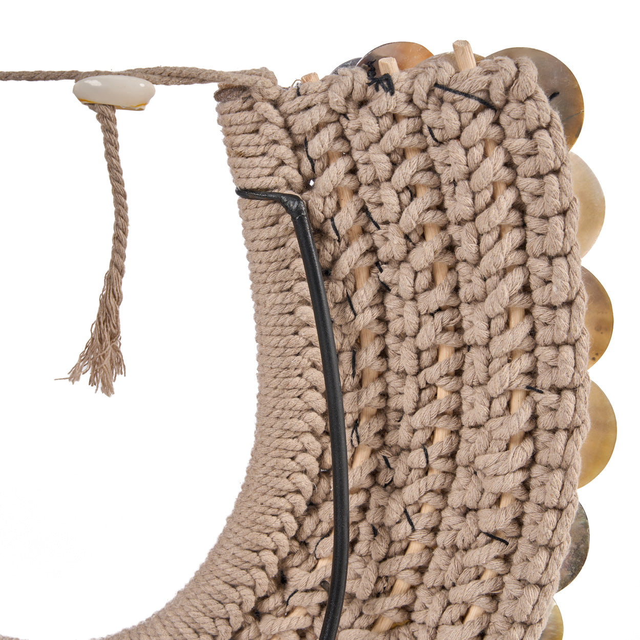 Le Clam Couture Sur Support - Naturel