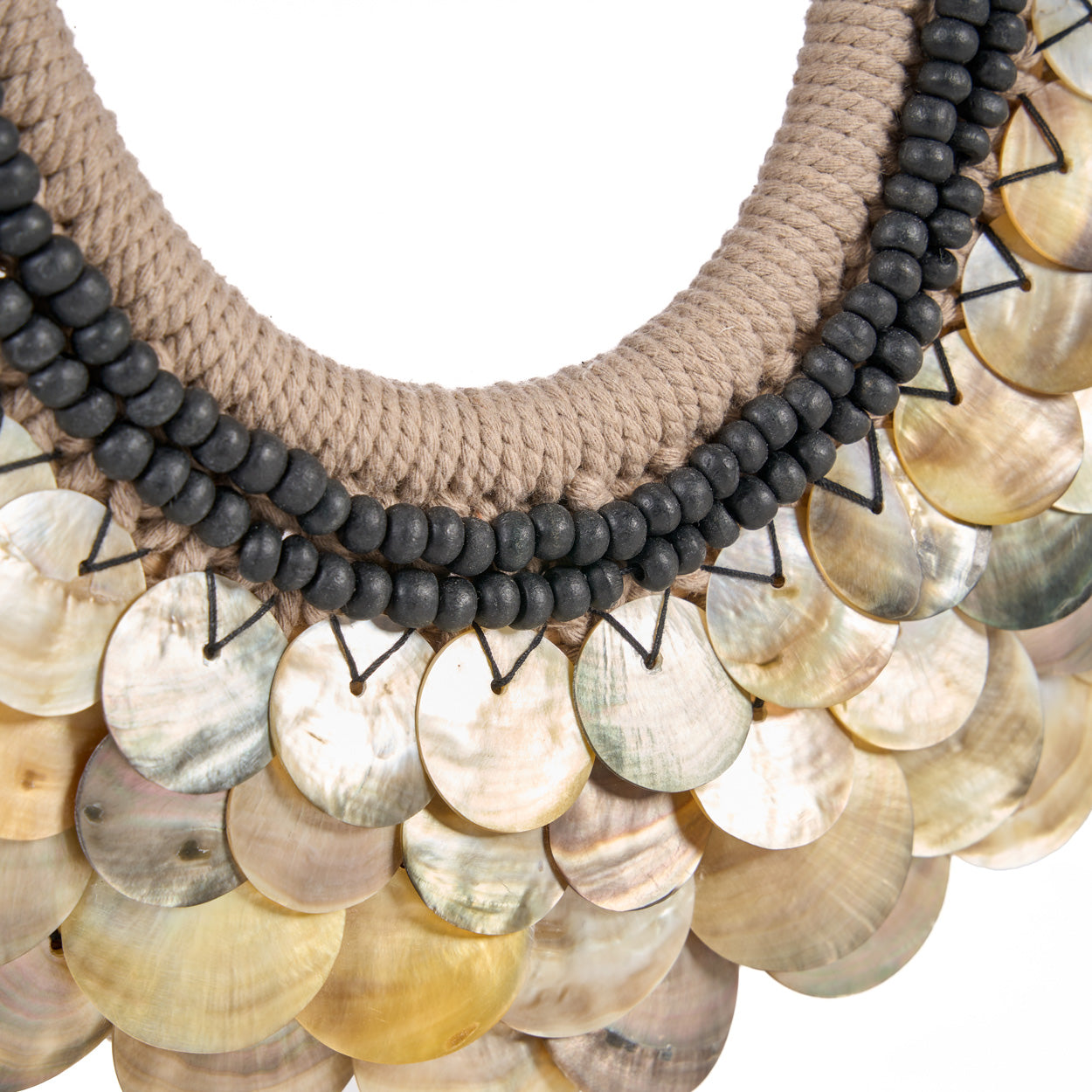 Le Clam Couture Sur Support - Naturel