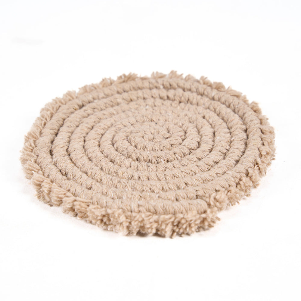 Der Cotton Untersetzer - Beige
